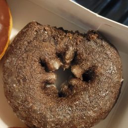It was untouched in the box. I opened it and saw this. No joke looks like a bite was taken out of it before being put into the box. It was untouched in the box. I opened it and saw this. No joke looks like a bite was taken out of it before being put into the box.