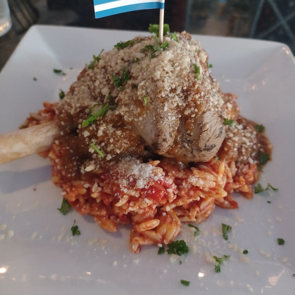 Mykonos Kuzina - Lamb shank - Greek Near Me - Naples, Florida