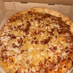 Pizza Hut - Pineapple bacon thin crust