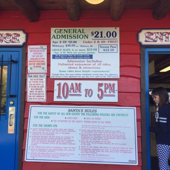 Santa's Workshop - North Pole - Admission prices and schedule. - Amusement Parks Near Me - Cascade, Colorado Santa's Workshop - North Pole - Admission prices and schedule. - Amusement Parks Near Me - Cascade, Colorado