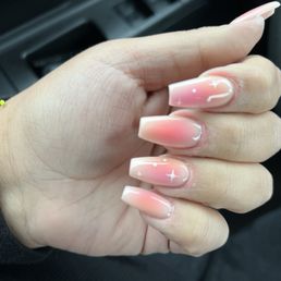 nails are airbrushed nails are airbrushed