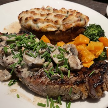 The Keg Steakhouse + Bar - Mushroom & Truffle New York: likely good if cooked properly. The twice-baked potato was good! - Steakhouses Near Me - Richmond, British Columbia The Keg Steakhouse + Bar - Mushroom & Truffle New York: likely good if cooked properly. The twice-baked potato was good! - Steakhouses Near Me - Richmond, British Columbia
