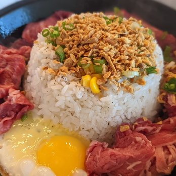 Sizzling Lunch - Garlic beef rice - Japanese Near Me - San Jose, California