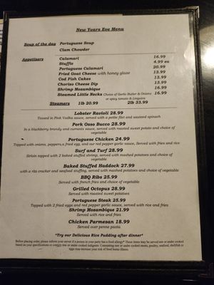 Menu photo 5 Red Bridge Tavern East Providence, RI