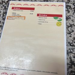 Taqueria La Hidalgo De Rio - Precios/prices