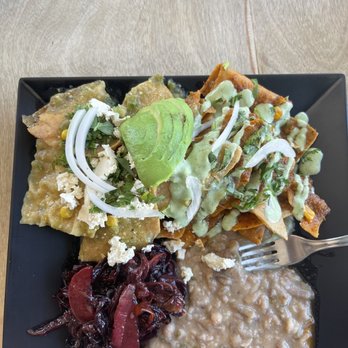 Tury's - Chilaquiles with machaca - Vegan Near Me - Tijuana, BCN Tury's - Chilaquiles with machaca - Vegan Near Me - Tijuana, BCN