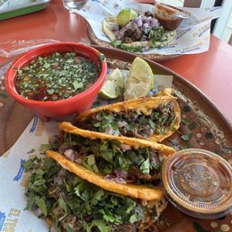 Birria & carne asada tacos Birria & carne asada tacos