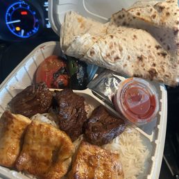 Steak & Chicken Breast Plate Steak & Chicken Breast Plate