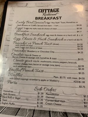 Menu photo 4 Cottage Restaurant Baldwinsville, NY Menu photo 4 Cottage Restaurant Baldwinsville, NY