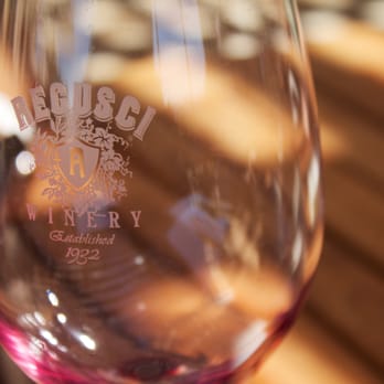 Regusci Winery - Regusci Wine Glasses ... you'll notice the wine is all gone... - Wine Tasting Room Near Me - Napa, California Regusci Winery - Regusci Wine Glasses ... you'll notice the wine is all gone... - Wine Tasting Room Near Me - Napa, California