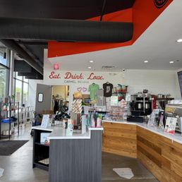 Great place to stop in for a quick coffee and chat with friends. Great place to stop in for a quick coffee and chat with friends.