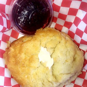 Biscuit Bitch - Biscuit with strawberry jam and butter! - Breakfast & Brunch Near Me - Seattle, Washington