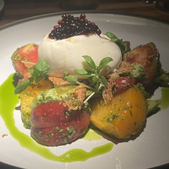 MKT Restaurant and Bar - Burata Heirloom Tomato Salad - New American Near Me - San Francisco, California