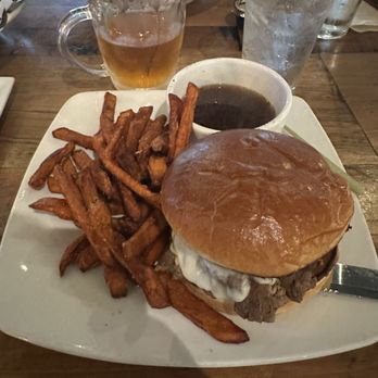 Eli Fish Brewing Company - Italian Beef Sandwich. Very good. - Breweries Near Me - Batavia, New York