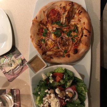 California Pizza Kitchen - Mediterranean salad and chicken pizza - Pizza Near Me - Troy, Michigan California Pizza Kitchen - Mediterranean salad and chicken pizza - Pizza Near Me - Troy, Michigan