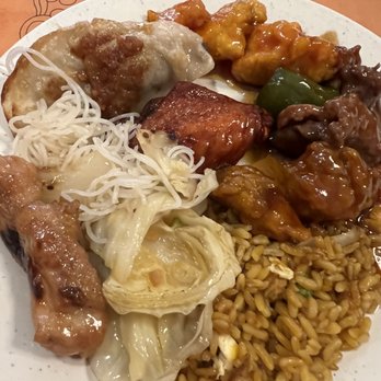 Asian Buffet & Grill - My first plate - Buffets Near Me - Sunrise, Florida