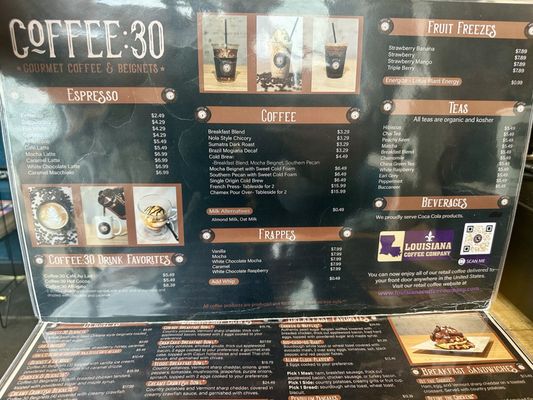 Menu photo 8 Coffee 30 Lake Charles, LA Menu photo 8 Coffee 30 Lake Charles, LA