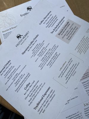 Menu photo 1 Frothy Monkey Nashville, TN