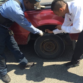 Pep Boys - Ivan & Christopher Inspecting my tires. - Auto Repair Near Me - Brooklyn, New York