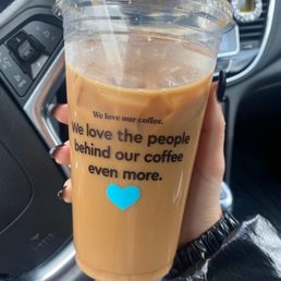 Iced cookie butter latte with almond milk (: Iced cookie butter latte with almond milk (: