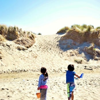 Dillon Beach - The kids loved exploring the sand dunes.  March 2015 - Beaches Near Me - Dillon Beach, California