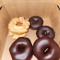 Bradenton Donut - Sourcream,chocolate cake, and chocolate covered