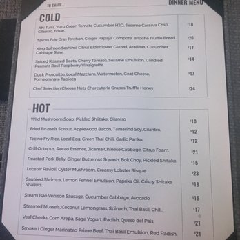 Almaviva - March 2019 - Menu 3 - Caribbean Near Me - San Juan, Puerto Rico