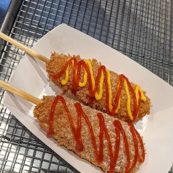 Jongro Rice Hotdog - Korean corn dogs | IG: asianadventuretime - Hot Dogs Near Me - Flushing, New York Jongro Rice Hotdog - Korean corn dogs | IG: asianadventuretime - Hot Dogs Near Me - Flushing, New York