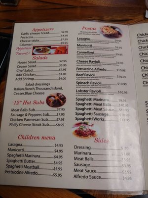 Menu photo 3 Roma Italian Restaurant Tulia, TX Menu photo 3 Roma Italian Restaurant Tulia, TX