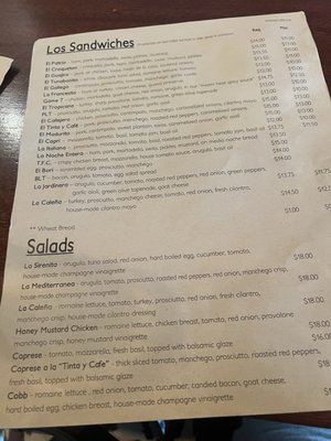 Menu photo 1 Tinta y Cafe Miami Shores, FL