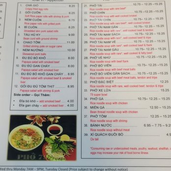 Pho 79 Restaurant - Menu - Vietnamese Near Me - Westminster, California