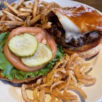 Poe's Tavern - Burger and fries. - Burgers Near Me - Savannah, Georgia