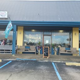 Exterior outside entrance of Traveler's Moon - View from outside - Nags Head, North Carolina Exterior outside entrance of Traveler's Moon - View from outside - Nags Head, North Carolina