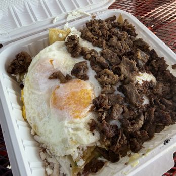 Chilachilos - Green sauce with asada over easy. - Mexican Near Me - Bakersfield, California Chilachilos - Green sauce with asada over easy. - Mexican Near Me - Bakersfield, California