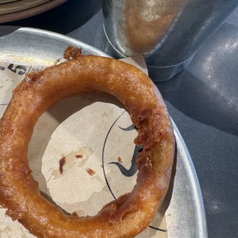 Stack 571 Burger and Whiskey - Hand dipped onion rings are my jam! - Burgers Near Me - Riverton, Utah