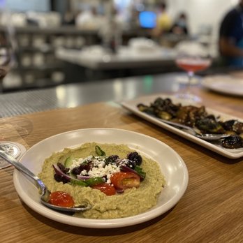 True Food Kitchen - Hummus and Brussel Sprouts. So divine. Hummus has a kick just do it! - New American Near Me - Columbus, Ohio True Food Kitchen - Hummus and Brussel Sprouts. So divine. Hummus has a kick just do it! - New American Near Me - Columbus, Ohio
