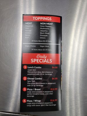 Menu photo 1 Perfect Pizza San Diego, CA Menu photo 1 Perfect Pizza San Diego, CA