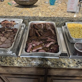 Sm'Oaked BBQ Catering - Temecula - Fantastic spread -- Pulled pork, tritip, brisket, baby back ribs, spare ribs, mac and cheese - Caterers Near Me - Temecula, California