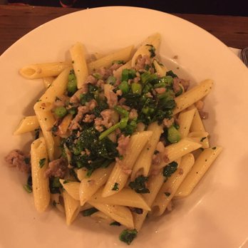 Scalino - Penne with sweet Italian sausage - Italian Near Me - Brooklyn, New York Scalino - Penne with sweet Italian sausage - Italian Near Me - Brooklyn, New York