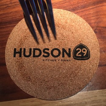 Hudson 29 Kitchen + Drink - Cork coasters - New American Near Me - Upper Arlington, Ohio