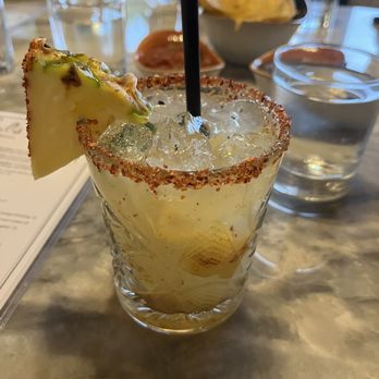 Caló Kitchen + Tequila - Roasted pineapple margarita. - Cocktail Bars Near Me - Costa Mesa, California Caló Kitchen + Tequila - Roasted pineapple margarita. - Cocktail Bars Near Me - Costa Mesa, California