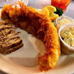 Lisa's at Lakeside - That's one BIG walleye fillet!