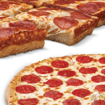 Little Caesars - a pepperoni pizza with a slice taken out of it - Pizza Near Me - Duncanville, Texas Little Caesars - a pepperoni pizza with a slice taken out of it - Pizza Near Me - Duncanville, Texas