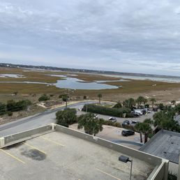 Parking structure, seems to be sinking. Note lack of guests. There were no guests. Parking structure, seems to be sinking. Note lack of guests. There were no guests.