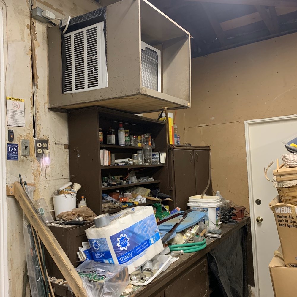 Trusty Justin - AC unit housing in garage - Handyman Near Me - Orange, California Trusty Justin - AC unit housing in garage - Handyman Near Me - Orange, California