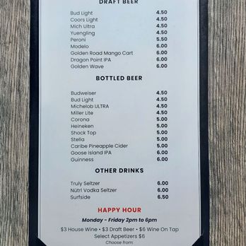 PizzaVola - Alcohol Menu - Pizza Near Me - West Melbourne, Florida