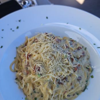 Spruzzo Restaurant & Bar - Spaghetti Carbonara - Italian Near Me - Malibu, California Spruzzo Restaurant & Bar - Spaghetti Carbonara - Italian Near Me - Malibu, California