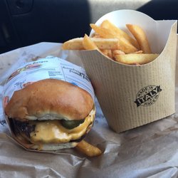 Magnolia Blues - The Champ burger and regular fries