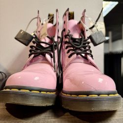 Tattered - Doc Martens Pink Pascal Boots