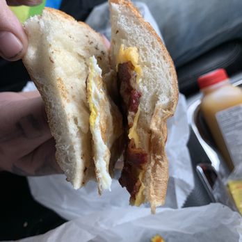 Brooklyn Standard - Barely filled sandwich and bagel. Get a better breakfast at McDonalds. Was half an egg used? - Delis Near Me - Brooklyn, New York Brooklyn Standard - Barely filled sandwich and bagel. Get a better breakfast at McDonalds. Was half an egg used? - Delis Near Me - Brooklyn, New York